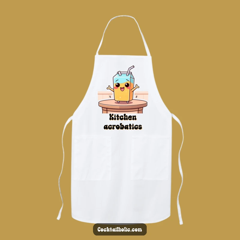 Funny Juice Box Leap Apron - Cook with Playful Energy!