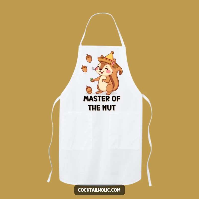 Funny Squirrel Sombrero Apron: Cook Up Fun in Fiesta Style!