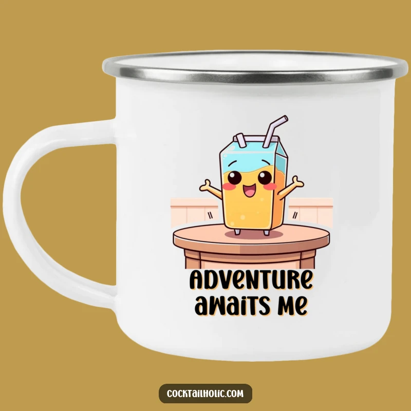 Funny Juice Box Leap Camping Mug - Fuel Your Adventures with Fun!