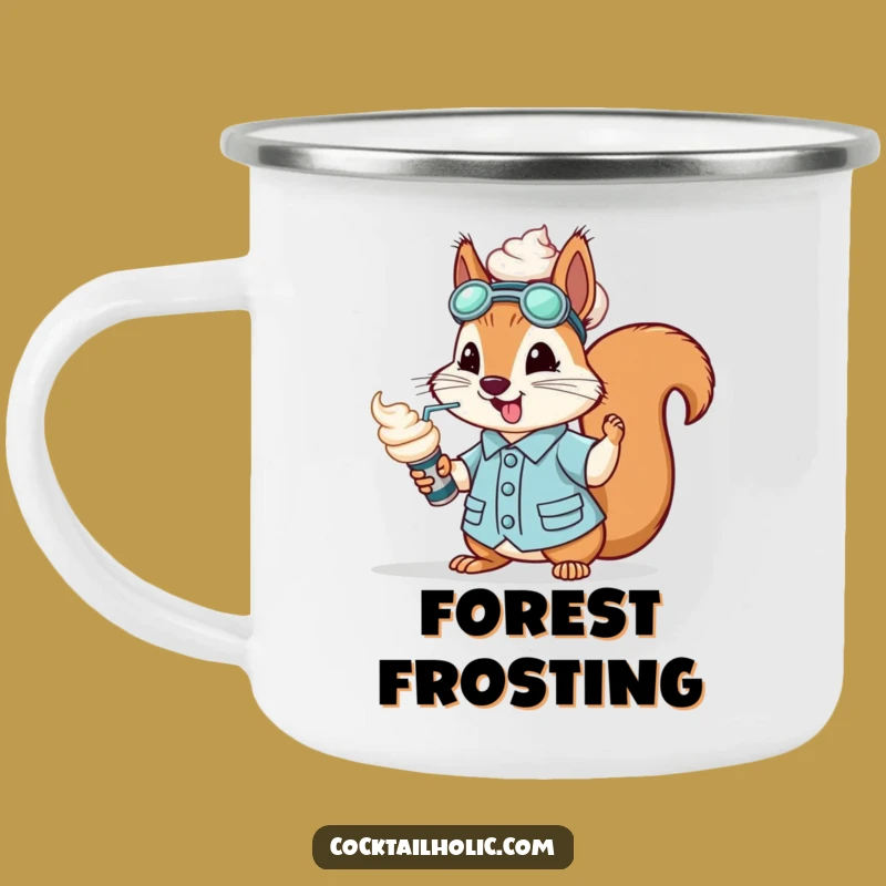 Funny Squirrel Camping Mug: Trail Mix Master - A Great Funny Gift!