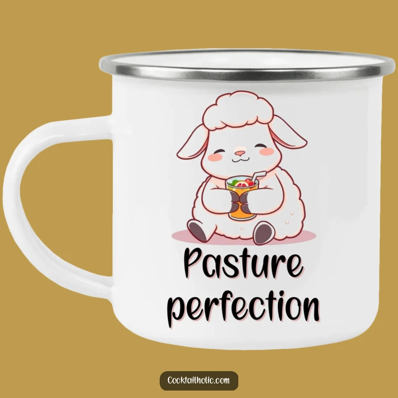 Funny Sheep Drink Camping Mug: Relaxed Adventures, Perfect Funny Gift for Campers