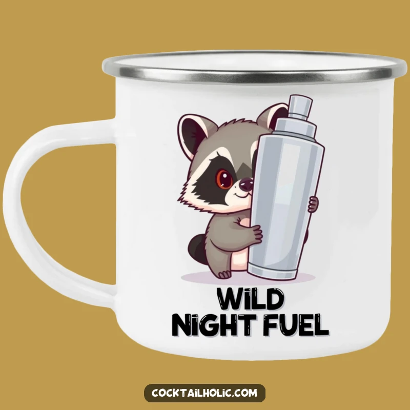 Funny Raccoon Camping Mug: Shaker Peeker Adventure Cup, Durable Funny Gift