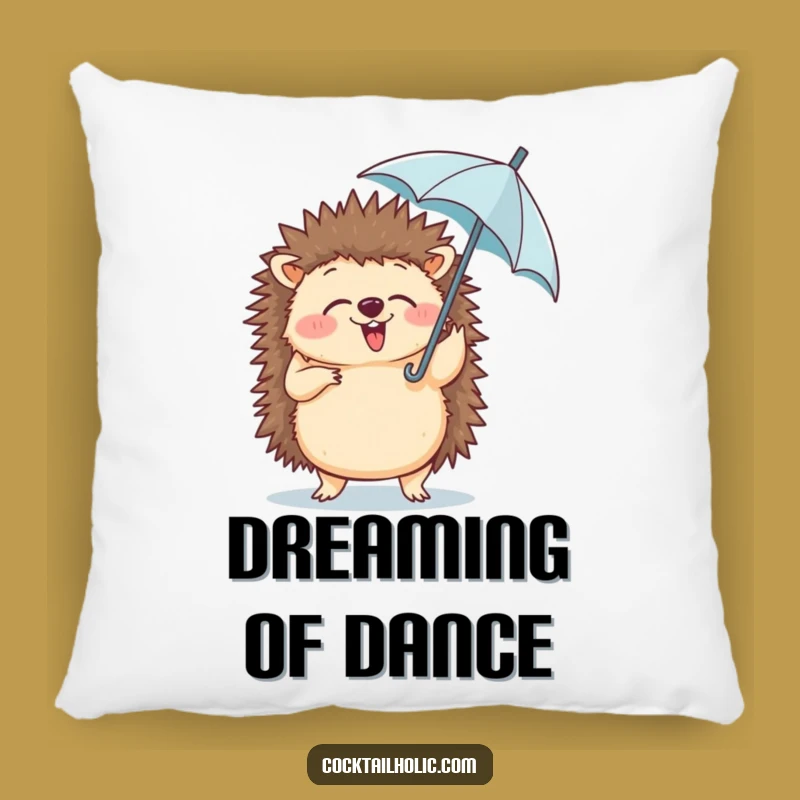 Funny Hedgehog Dance Pillow - Comfy & Hilarious Gift for Cozy Fun