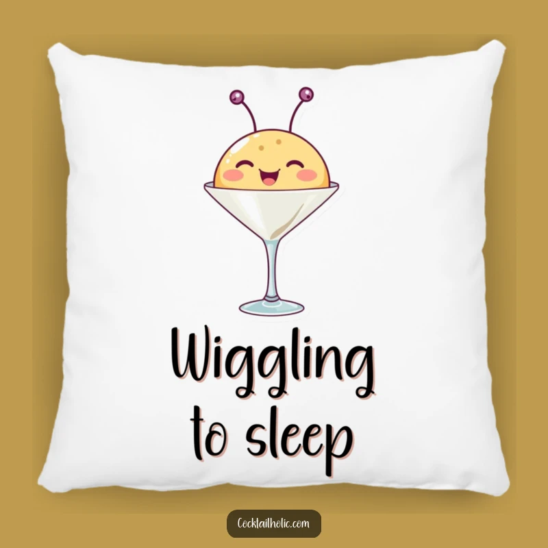 Funny Martini Creature Pillow - Happy Comfort for Your Space