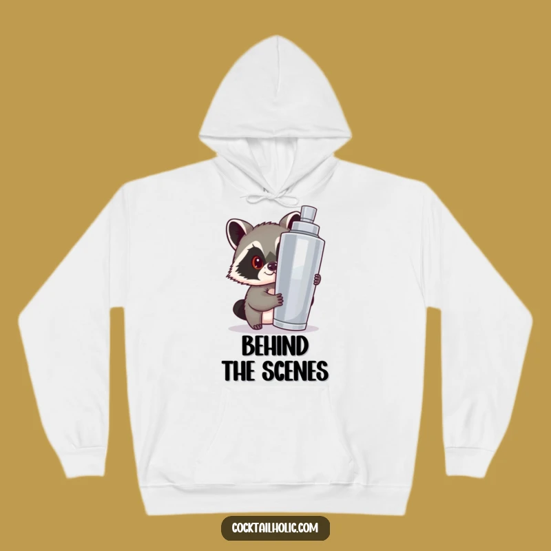 Funny Raccoon Hoodie: Cozy Shaker Peeker, Warm Funny Gift for Mischief Makers
