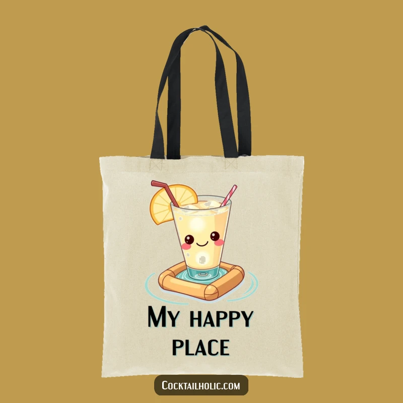 Funny Kawaii Cocktail Raft Tote Bag - Chic Relaxed Accessory Gift